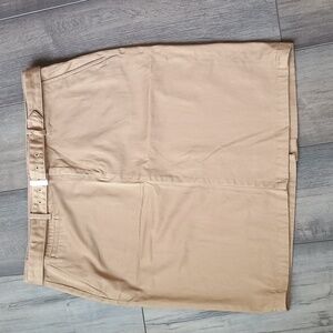 Lauren Ralph Lauren Midi Skirt Tan Size 12